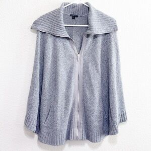 Lafayette 148 New York Woman Alpaca WOOL Cape Sweater Coat Jacket Size S